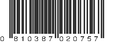 UPC 810387020757