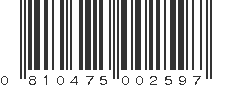 UPC 810475002597