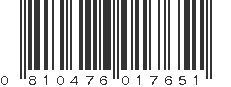 UPC 810476017651