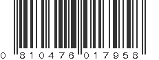 UPC 810476017958