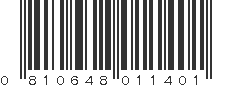 UPC 810648011401