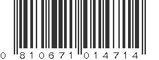 UPC 810671014714