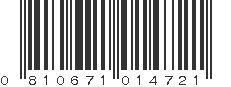UPC 810671014721