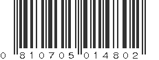 UPC 810705014802