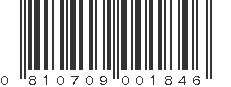 UPC 810709001846