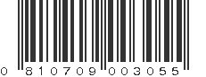 UPC 810709003055