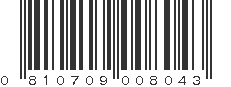 UPC 810709008043