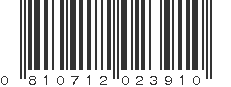 UPC 810712023910