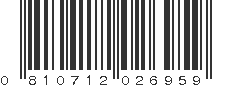 UPC 810712026959