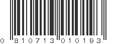 UPC 810713010193