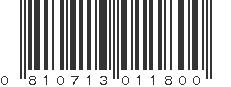 UPC 810713011800