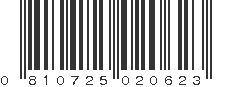 UPC 810725020623