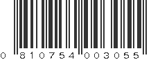 UPC 810754003055