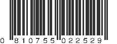 UPC 810755022529