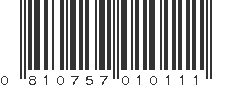 UPC 810757010111