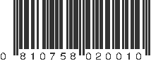 UPC 810758020010