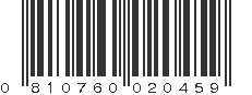 UPC 810760020459