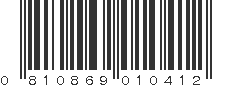 UPC 810869010412