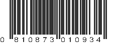 UPC 810873010934