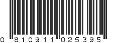 UPC 810911025395