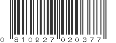 UPC 810927020377