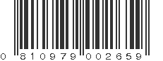 UPC 810979002659