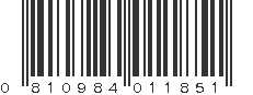 UPC 810984011851