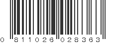 UPC 811026028363