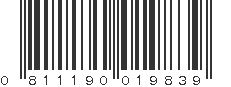 UPC 811190019839