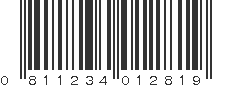 UPC 811234012819