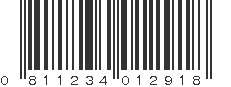 UPC 811234012918