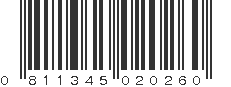 UPC 811345020260