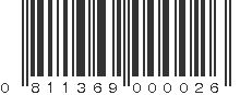 UPC 811369000026