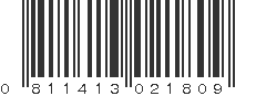 UPC 811413021809