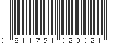 UPC 811751020021