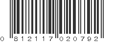 UPC 812117020792