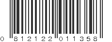 UPC 812122011358