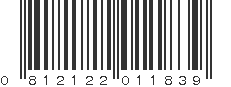 UPC 812122011839