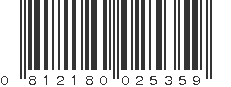 UPC 812180025359