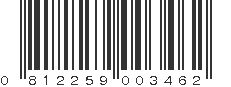UPC 812259003462