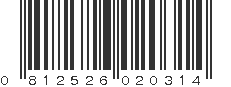 UPC 812526020314