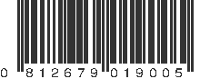 UPC 812679019005