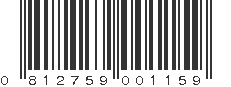 UPC 812759001159