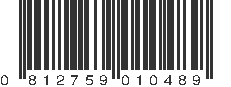 UPC 812759010489