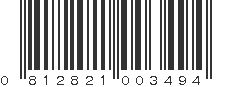 UPC 812821003494