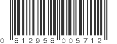 UPC 812958005712