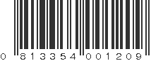 UPC 813354001209