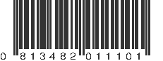 UPC 813482011101