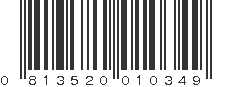 UPC 813520010349