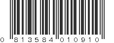 UPC 813584010910